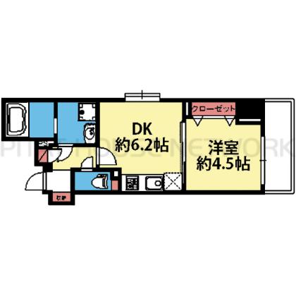 2面採光の角部屋です