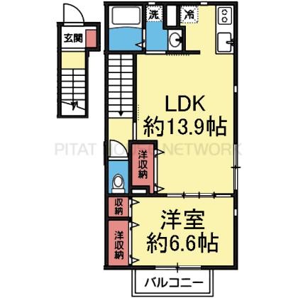 玄関は1階です