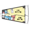 東向きの1LDK