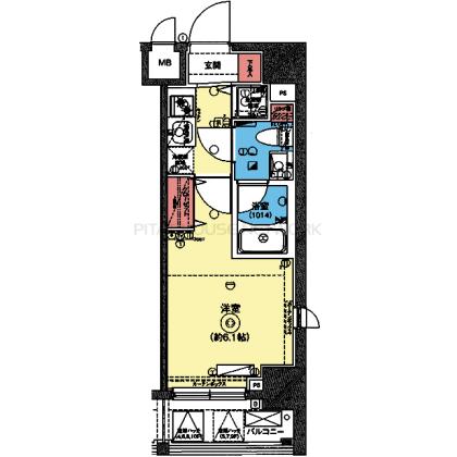 2面採光の角部屋です