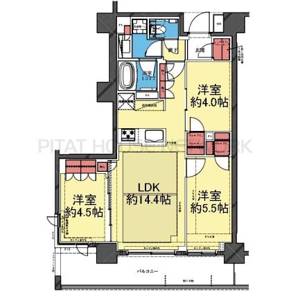 収納豊富な3LDK