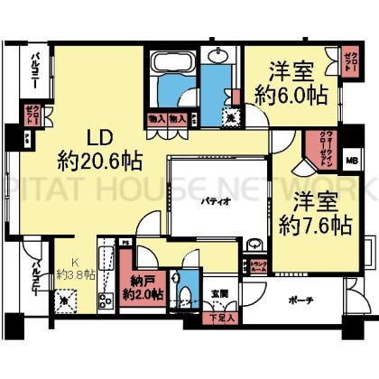 最上階2LDK