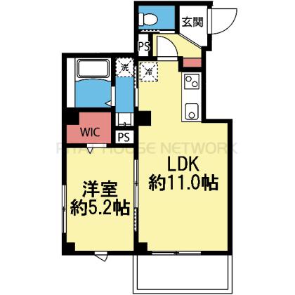 WIC付き1LDK