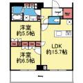 玄関SIC付き2LDK