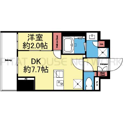 収納豊富な1DK
