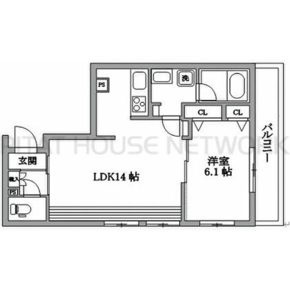 1LDK貸マンションです！