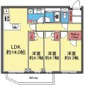 WIC付き3LDK