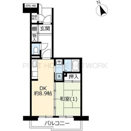 1LDK貸マンションです！