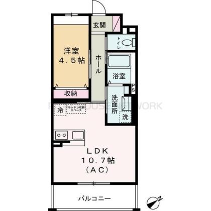 1LDK貸マンションです！