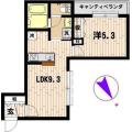 1LDK貸マンションです！
