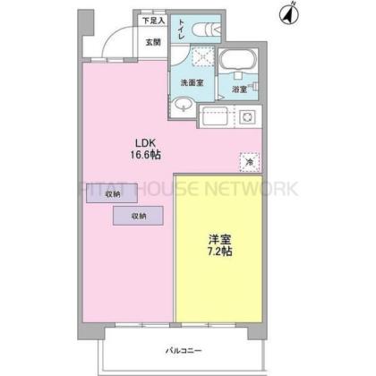 1LDK貸マンションです！