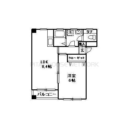 1LDK貸マンションです！