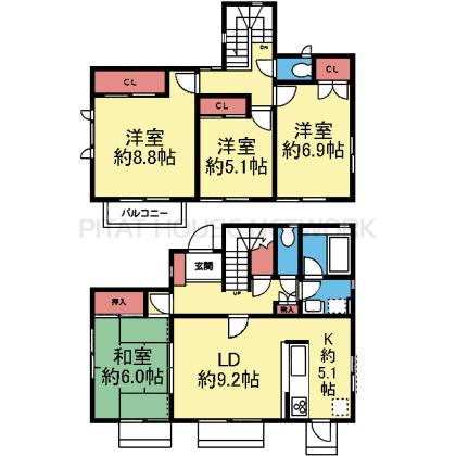 全室収納ある4LDK