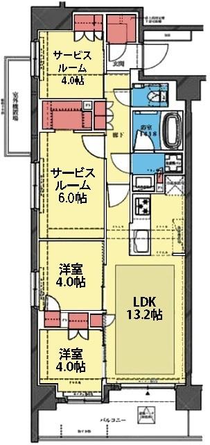 南向き2SSLDK
