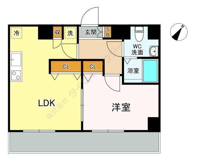 1LDK貸マンションです！