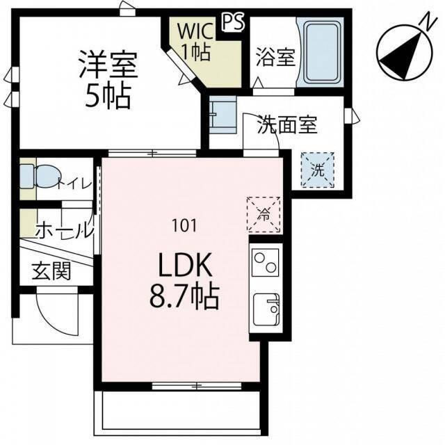 1LDK貸マンションです！