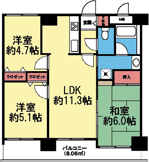 全室に収納有ります