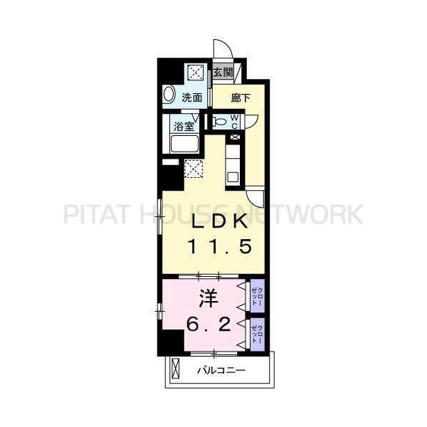 1LDK貸マンションです！