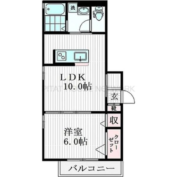 1LDK貸マンションです！