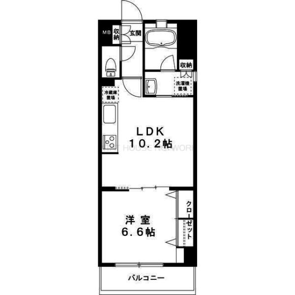 1LDK貸マンションです！