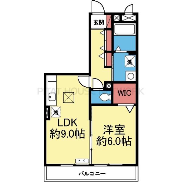 WIC付き1LDK