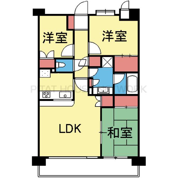 南東向きです