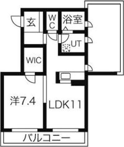 1LDK貸マンションです！