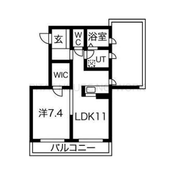1LDK貸マンションです！