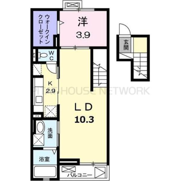 1LDK貸マンションです！