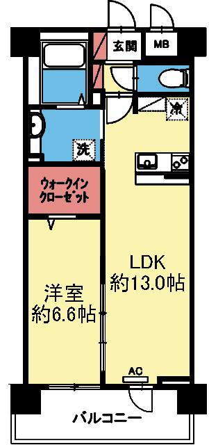 WIC付き1LDK