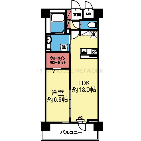 WIC付き1LDK