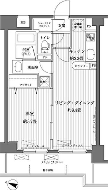 1LDK貸マンションです！