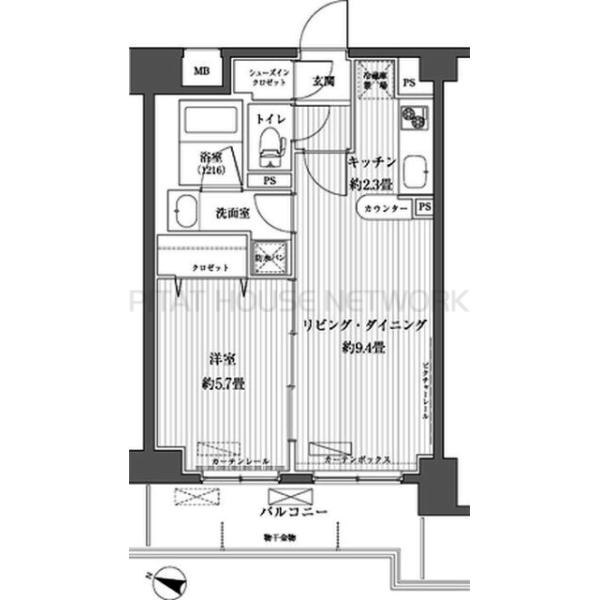 1LDK貸マンションです！