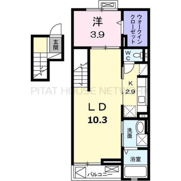 1LDK貸マンションです！