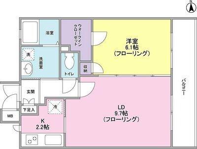 1LDK貸マンションです！