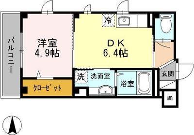 1LDK貸マンションです！