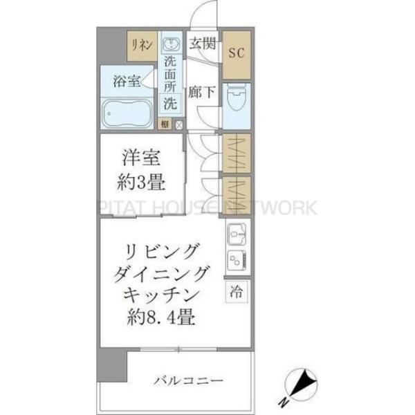 1LDK貸マンションです！