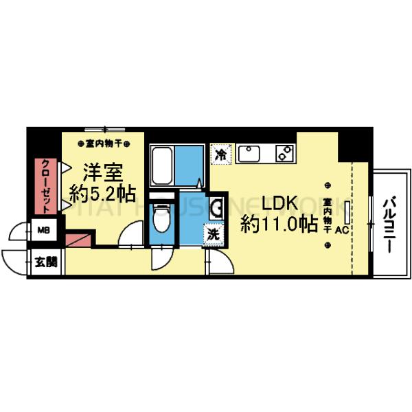 最上階・角部屋