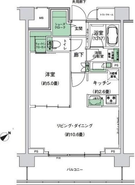 1LDK貸マンションです！