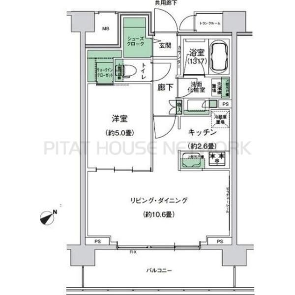 1LDK貸マンションです！