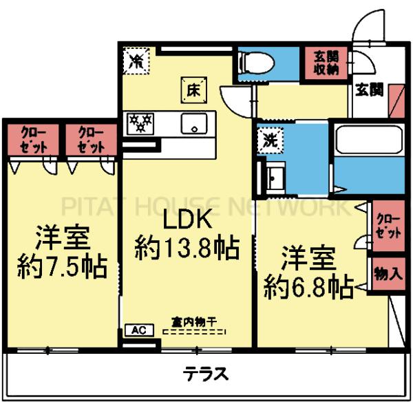 65.03㎡の2LDK