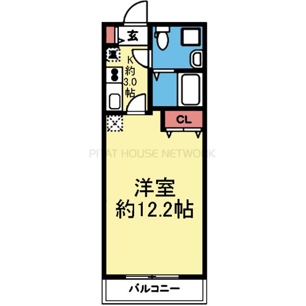 洋室12.2帖！