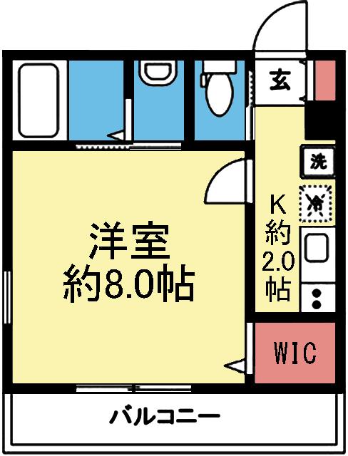 洋室8.0帖！