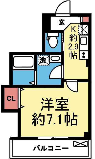 洋室7.1帖