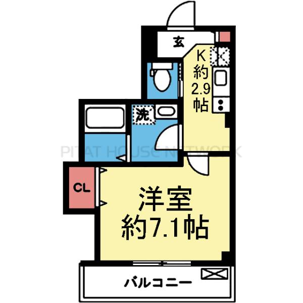 洋室7.1帖