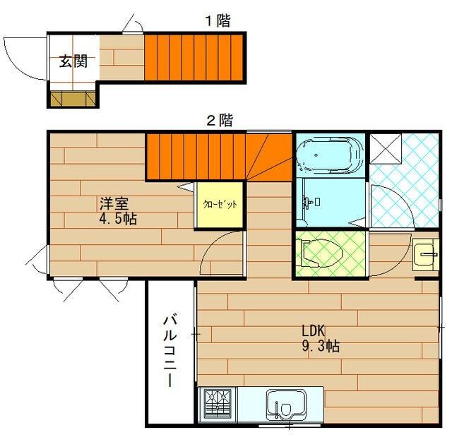 1LDK貸戸建てです！