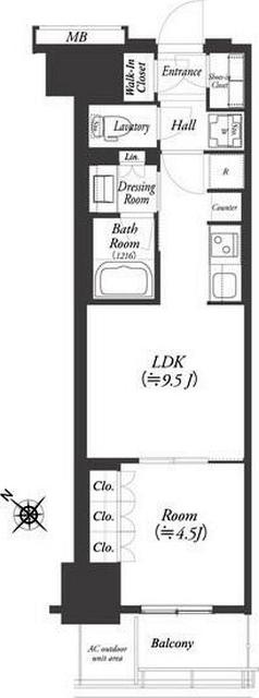 1LDK貸マンションです！