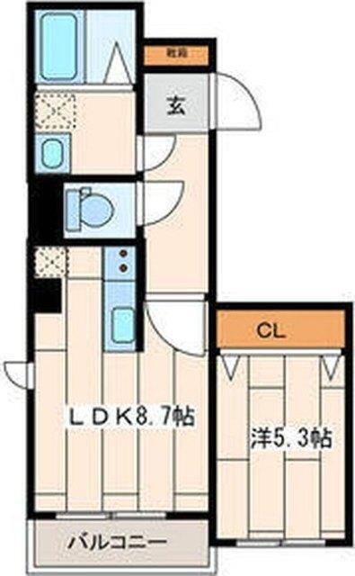 1LDK貸マンションです！