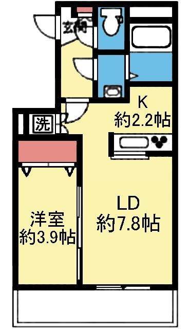 バルコニー南東向き