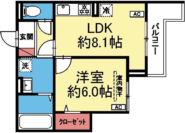 36.98㎡の1LDK